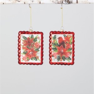 Bird Floral Ornament (Assorted)