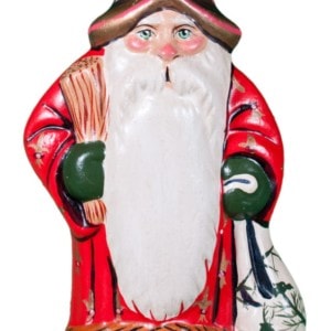 Red Coat with Gold Details