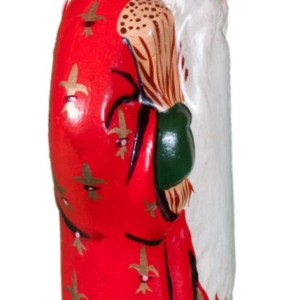 Red Coat with Gold Details