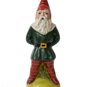 Jultomten with Hands Behind Back
