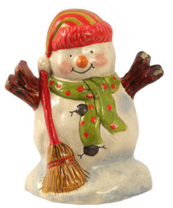 Snowman with Broom