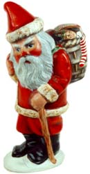 Custom Father Christmas with Poole Person in Sack for Viviennes