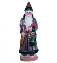 Father Christmas Plum Coat