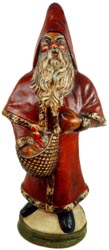 Father Christmas with Santa on a Rocking Horse in Bag