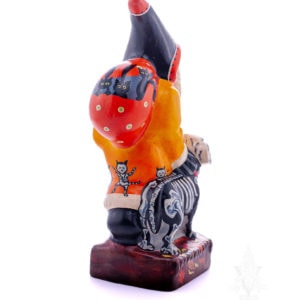 Halloween Santa With Skeleton Dogs & Cats