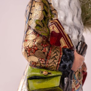The Illuminated Manuscript Santa (One of a Kind)