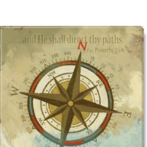 inspirational Compass Giclee W
