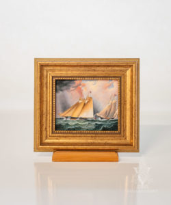 Dauntless And Sappho 1871, Reproduction Painting Print Canvas