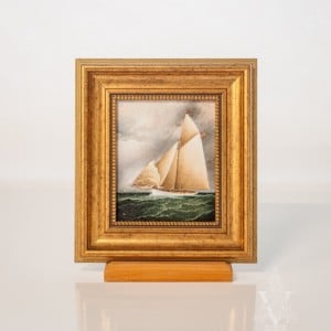 Racing Sloop, Reproduction Painting Large Print Canvas