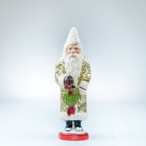 Gold Coated Kissing Ball Santa