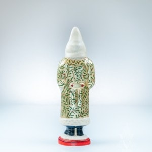 Gold Coated Kissing Ball Santa