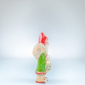 Ornate Colonial Santa with Brass Lantern