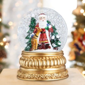 Nordic Santa Snow Globe