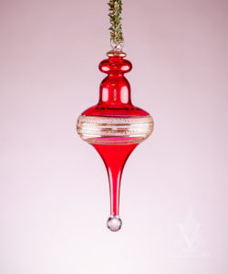 Red Ornament T Shape