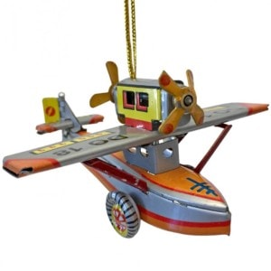 Collectible Tin Ornament Sea Plane?