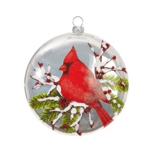 Cardinal Disc Ornament