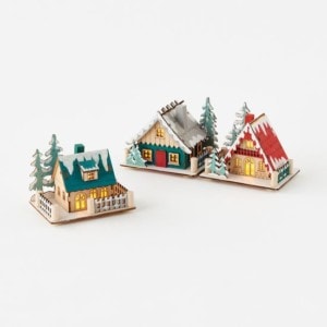 Scandinavian Lighted Lodge