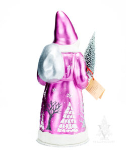Santa Mauve with Tree and Crystals