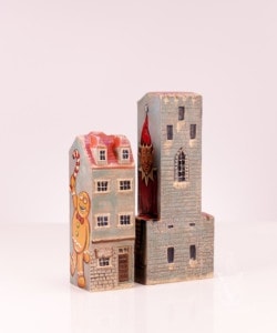 Christmas Village Two Building Set — Santa's Sleigh