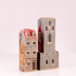 Christmas Village Two Building Set — Santa's Sleigh