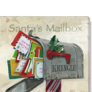 Santa'S Mailbox Giclee Wall Art