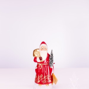 Ino Schaller Santa Red With Gold Decoration