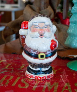 Round Jolly Gingerbread Santa