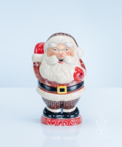 Round Jolly Gingerbread Santa