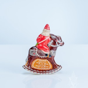 Gingerbread Rocking Santa