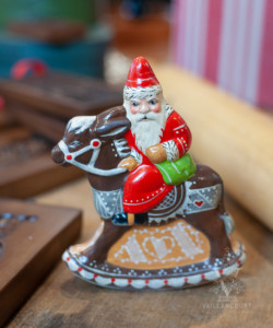 Gingerbread Rocking Santa