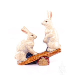 Two Rabbits on See-Saw
