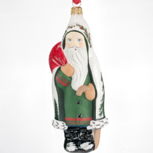 Pearlized Scherenschnitte Santa