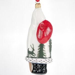 Pearlized Scherenschnitte Santa