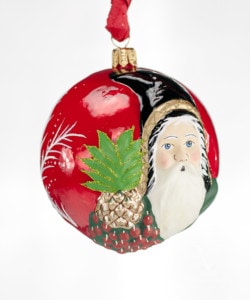 Jingle Balls™ Glimmer Santa with Pineapple
