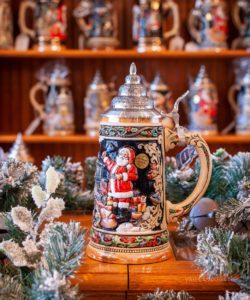 Santa's Train Stein by King Werk
