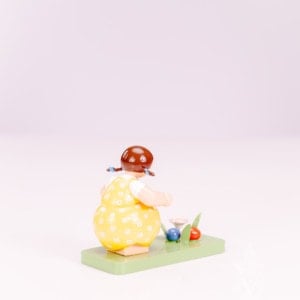 Girl Finding Easter Eggs by Wendt & Kühn