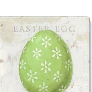 Easter Egg (Green) Giclee Wall Art
