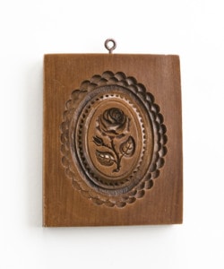 Oval Rose Cookie Mould Reproduction