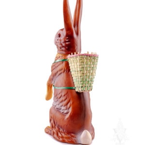 Ino Schaller Extra Large Brown Bunny With Basket