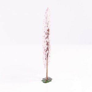 Weeping Pink Cherry Tree by Wilhelm Schweizer