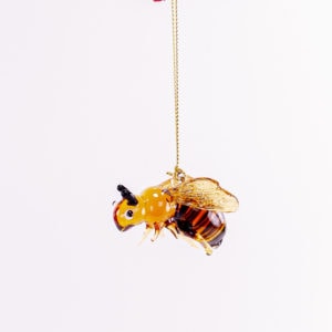 Bumblebee Glass Ornament