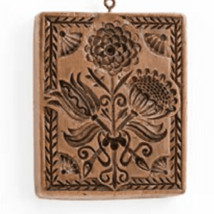 Williamsburg Floral Cookie Mould Reproduction