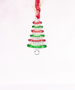 Egyptian Glass Ornament Swirl Tree