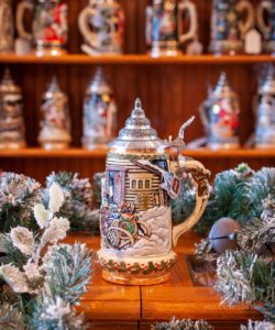 Santa in Sleigh Stein by King Werk