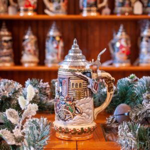 Santa in Sleigh Stein by King Werk