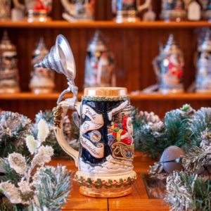 Santa in Sleigh Stein by King Werk