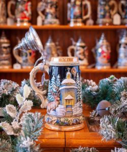 Father Christmas with Silent Night Stein by King Werk
