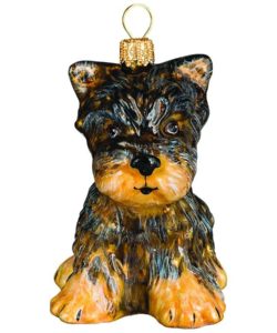 Yorkie Puppy Ornament
