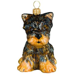 Yorkie Puppy Ornament