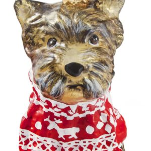 Yorkie In Nordic Sweater Ornament